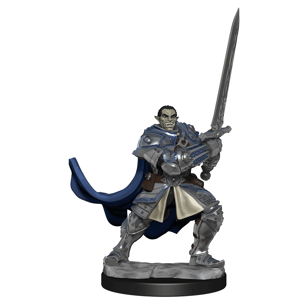 D&D: Nolzur's Marvelous Miniatures - Half-Orc Paladin Male - 