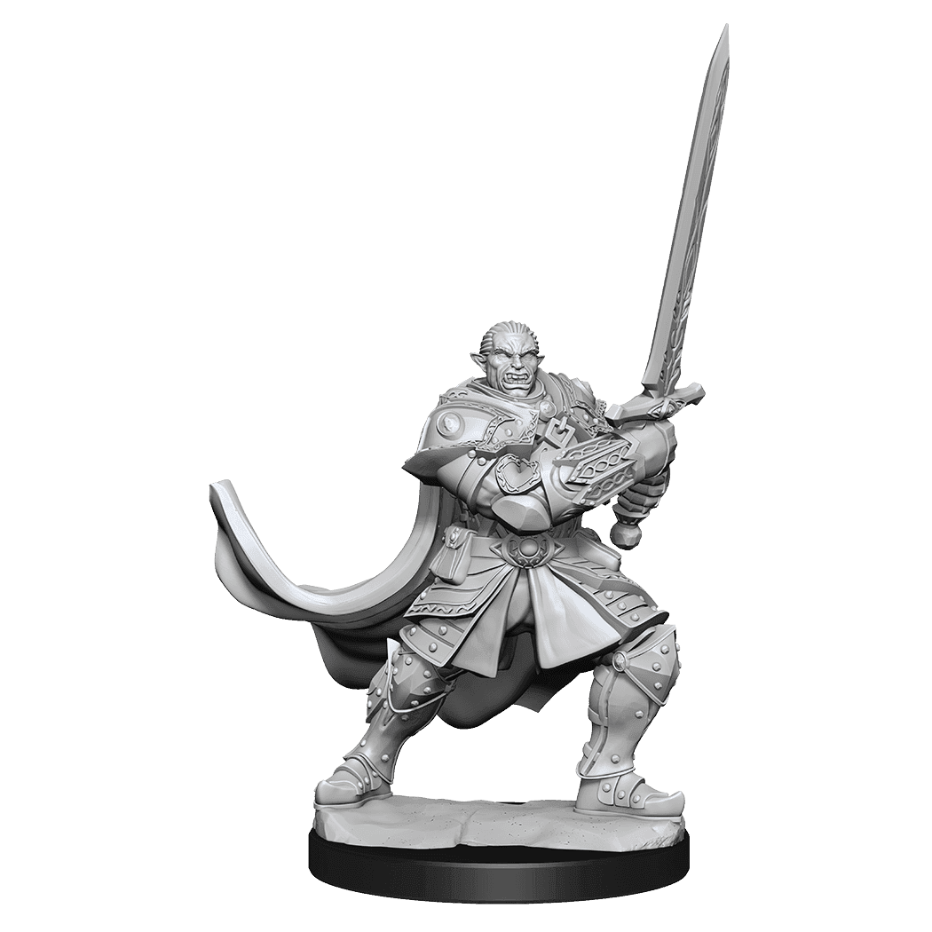 D&D: Nolzur's Marvelous Miniatures - Half-Orc Paladin Male - 