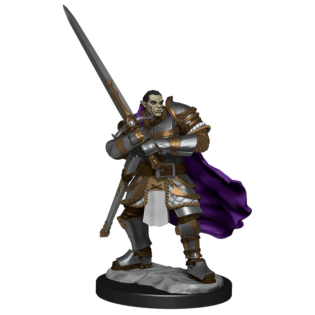 D&D: Nolzur's Marvelous Miniatures - Half-Orc Paladin Male - 