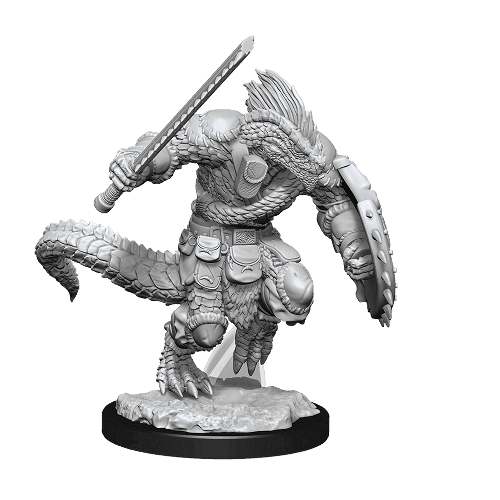 D&D: Nolzur's Marvelous Miniatures - Lizardfolk Barbarian & Lizardfolk Cleric - 