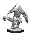 D&D: Nolzur's Marvelous Miniatures - Lizardfolk Barbarian & Lizardfolk Cleric - 