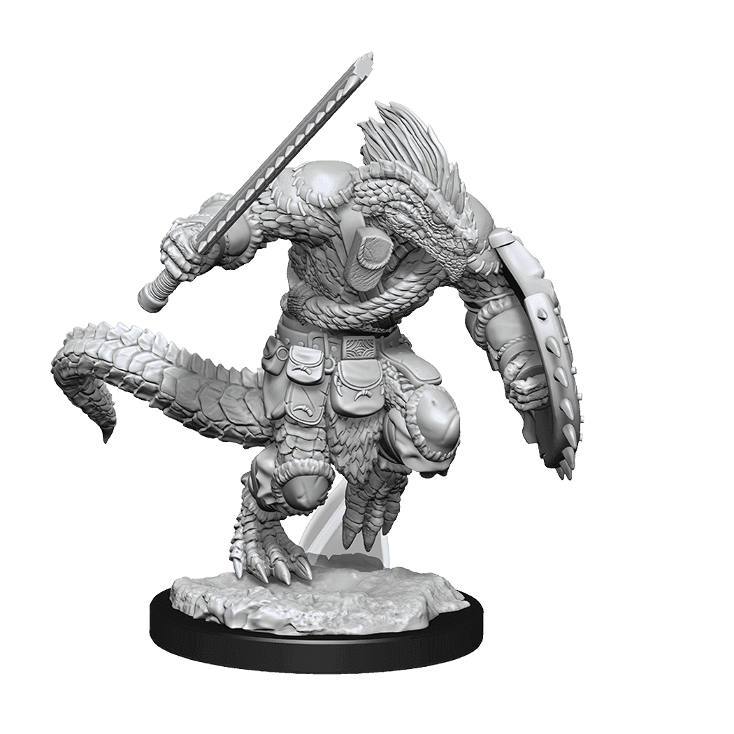D&D: Nolzur's Marvelous Miniatures - Lizardfolk Barbarian & Lizardfolk Cleric - 