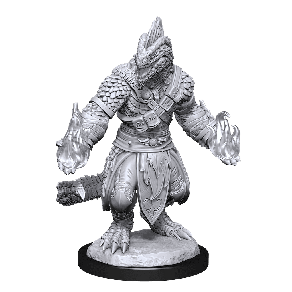 D&D: Nolzur's Marvelous Miniatures - Lizardfolk Barbarian & Lizardfolk Cleric - 
