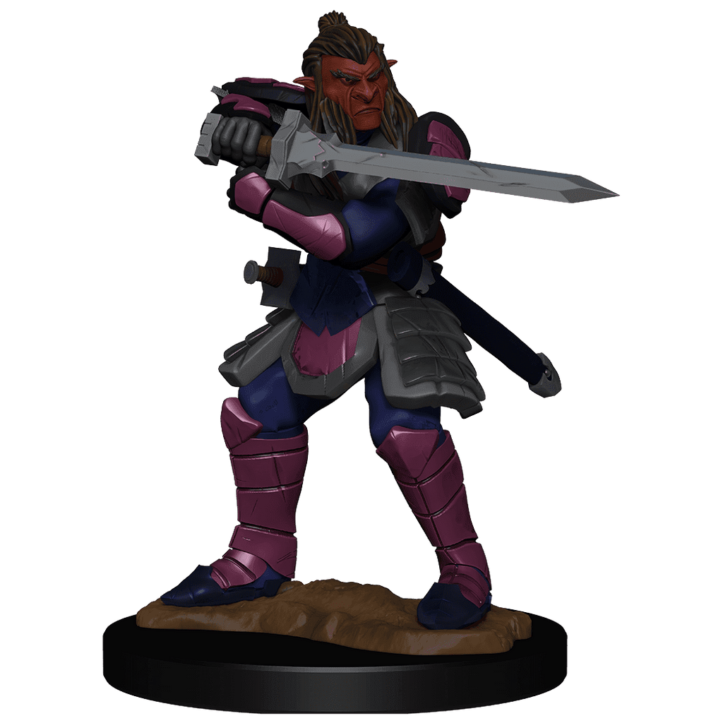 D&D: Nolzur's Marvelous Miniatures - Hobgoblin Fighter Male & Hobgoblin Wizard Female - 