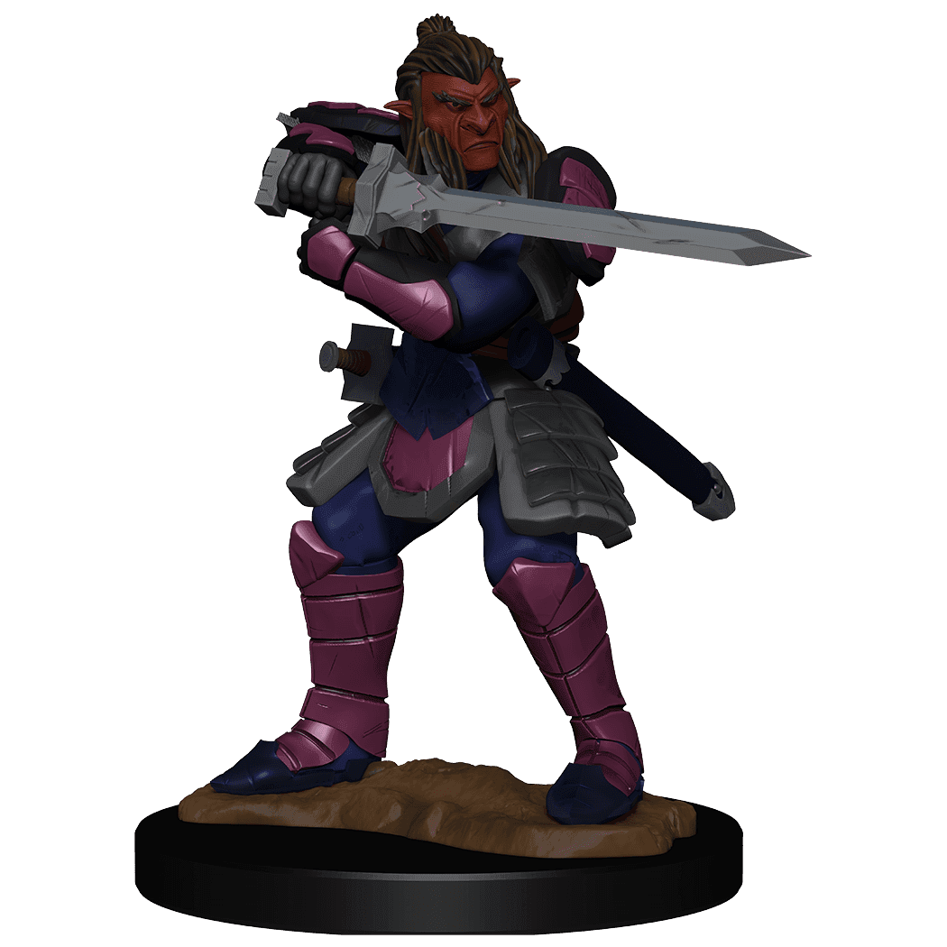 D&D: Nolzur's Marvelous Miniatures - Hobgoblin Fighter Male & Hobgoblin Wizard Female - 