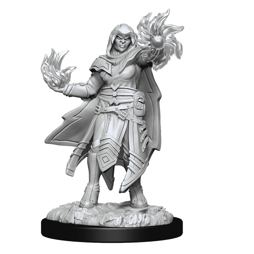 D&D: Nolzur's Marvelous Miniatures - Hobgoblin Fighter Male & Hobgoblin Wizard Female - 