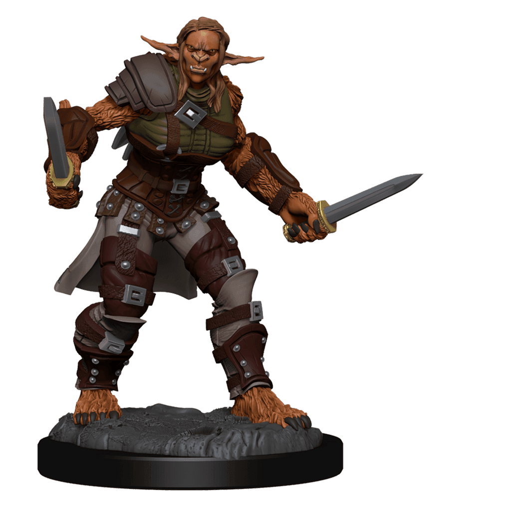 D&D: Nolzur's Marvelous Miniatures - Bugbear Barbarian Male & Bugbear Rogue Female - 