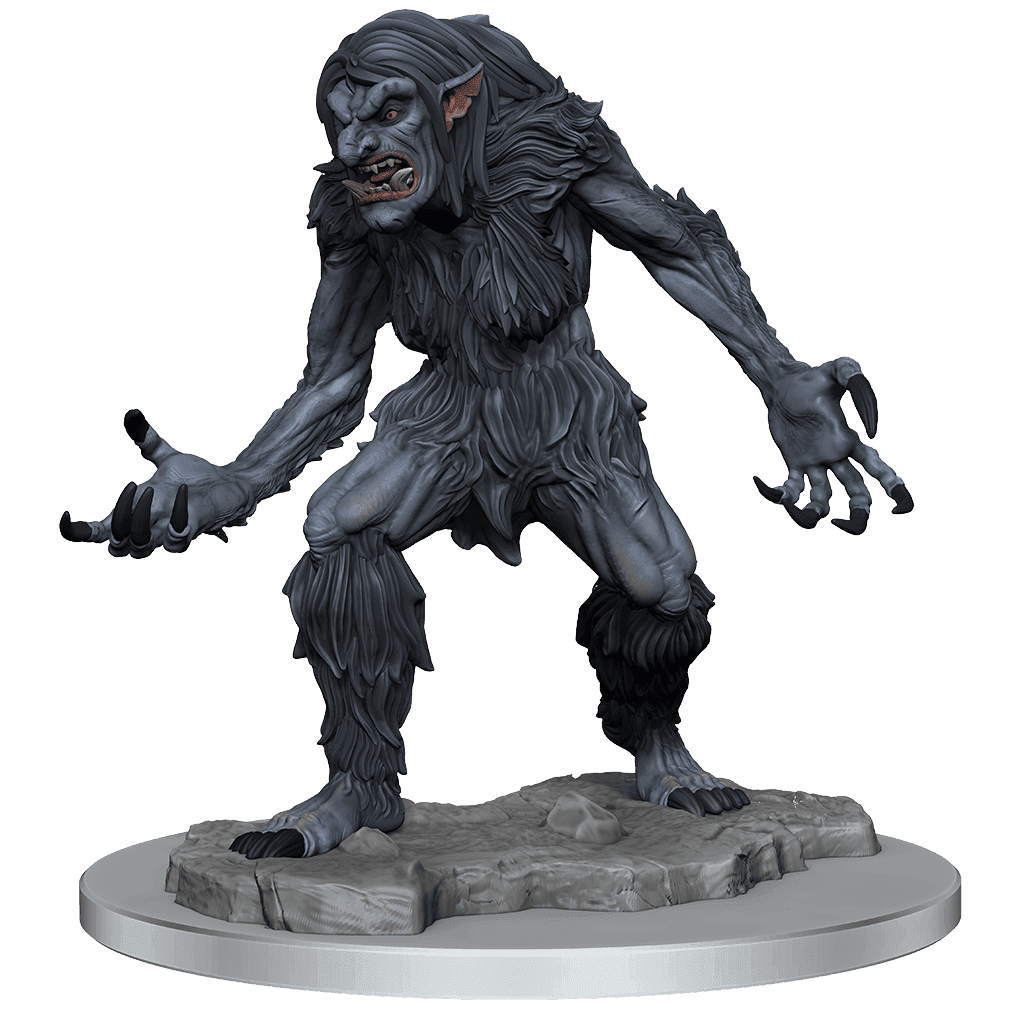 D&D: Nolzur's Marvelous Miniatures - Ice Troll (Paint Night Kit) - 