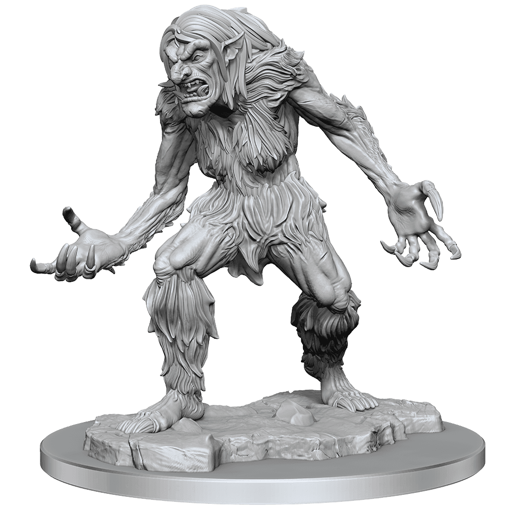D&D: Nolzur's Marvelous Miniatures - Ice Troll (Paint Night Kit) - 