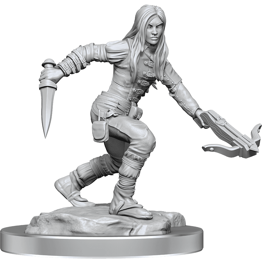 D&D: Nolzur's Marvelous Miniatures - Half-Elf Rogue Female - 