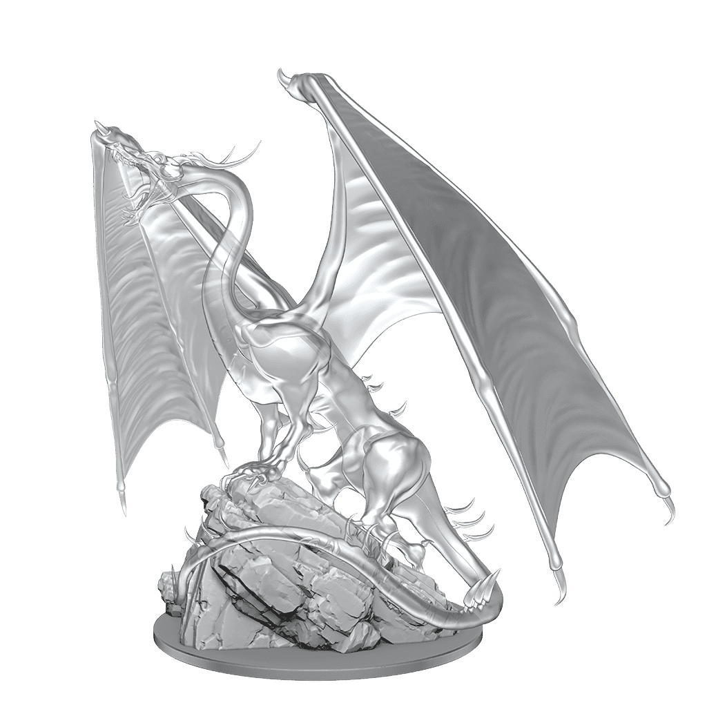 D&D: Nolzur's Marvelous Miniatures - Young Emerald Dragon - 