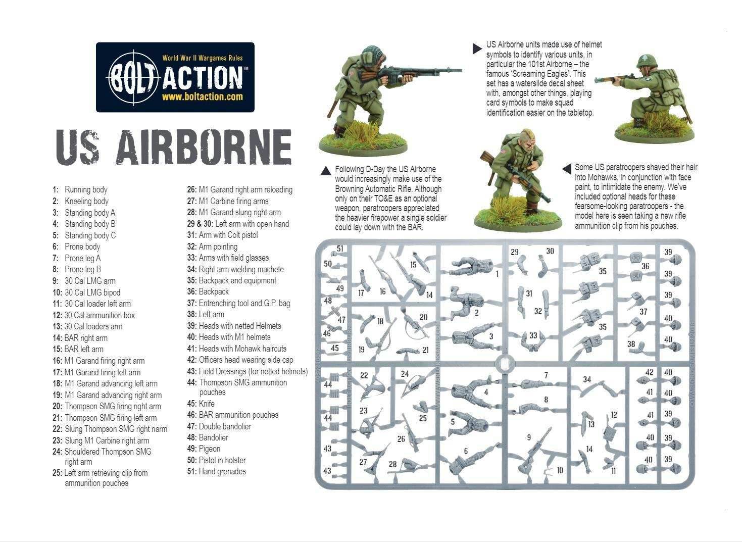 Bolt Action: US Airborne Late WWII US Paratroopers - 