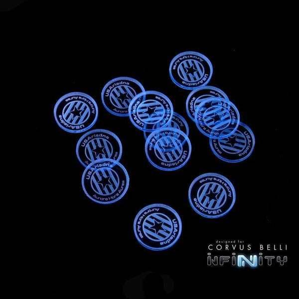 USAriadna Markers and Templates - USARF Acrylic Faction Markers (10-Pack)