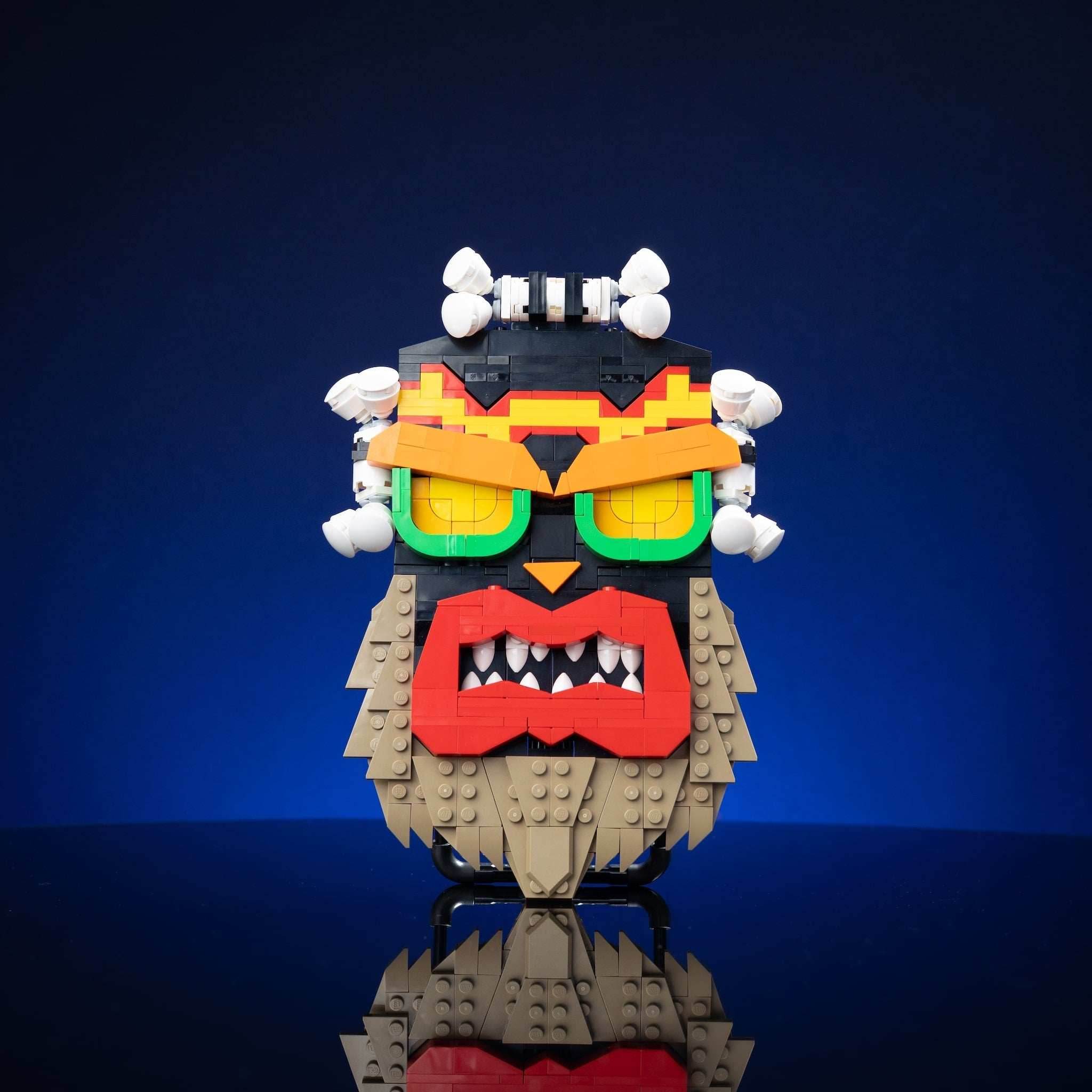 Life-Sized Uka Uka Mask - Bricks & Instructions