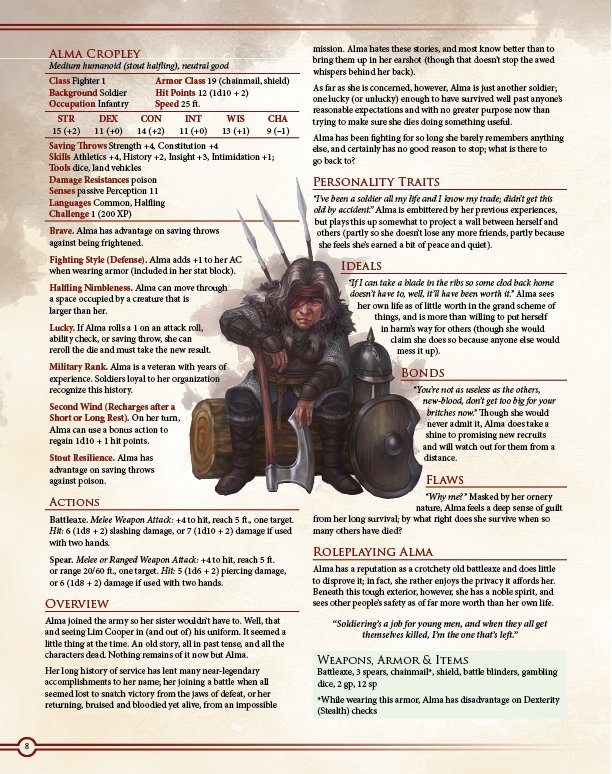 Ultimate NPCs: Warfare Hardcover (5E)