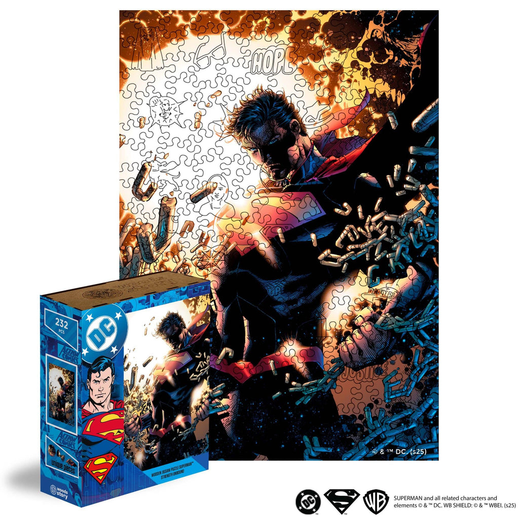 Wooden jigsaw puzzle DC Superman™ – Unbreakable Force