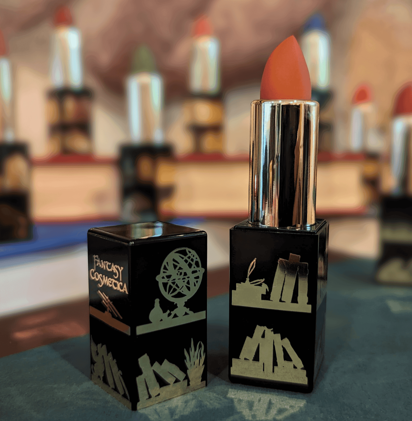Lost Library Lipstick - Unearthed - dusty orange