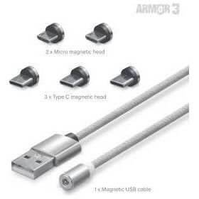 Universal Magnetic Charging Cable Set 6 Pcs - 