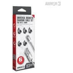 Universal Magnetic Charging Cable Set 6 Pcs - 