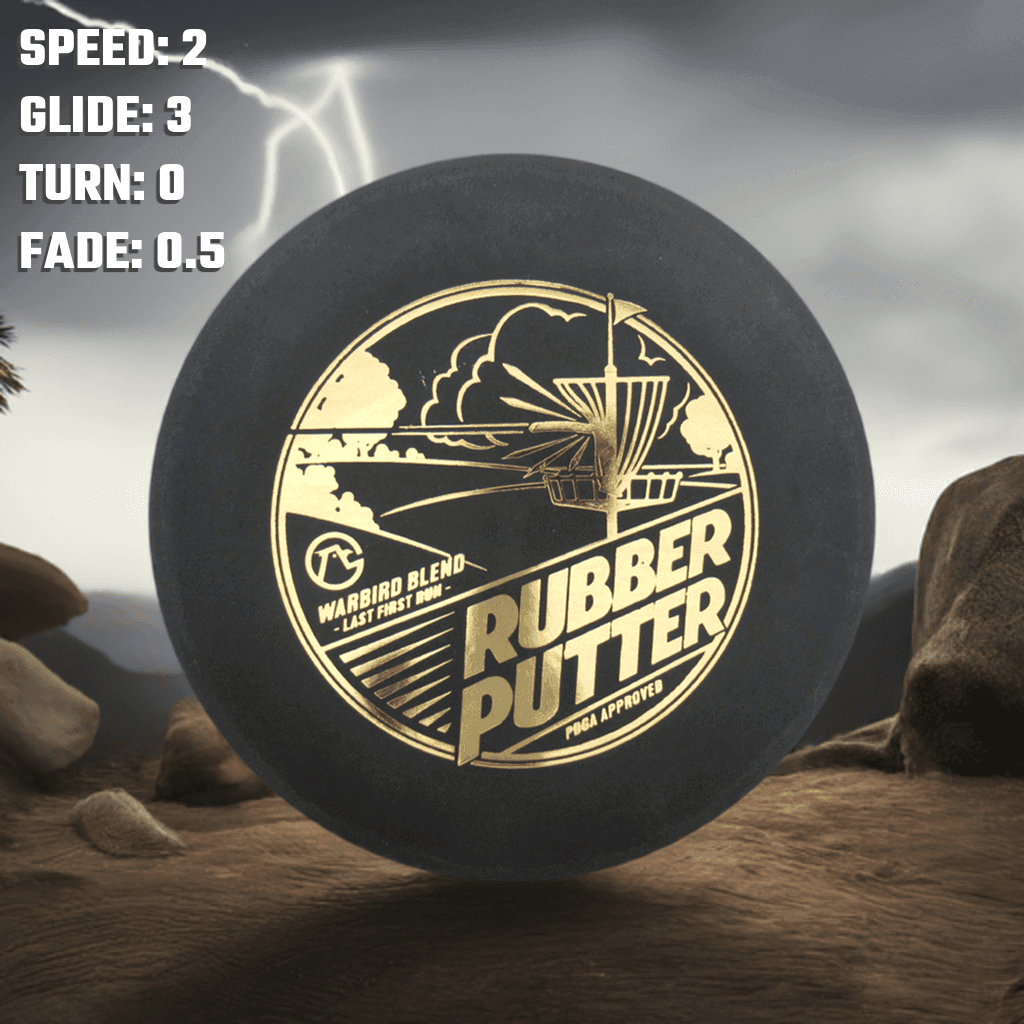 Lightning Limited Edition Last First Run Warbird Plastic Rubber Putter Golf Disc - 176-180g
