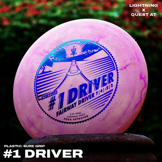 Lightning Sure Grip #1 Driver [Retool] Fairway Driver Golf Disc
