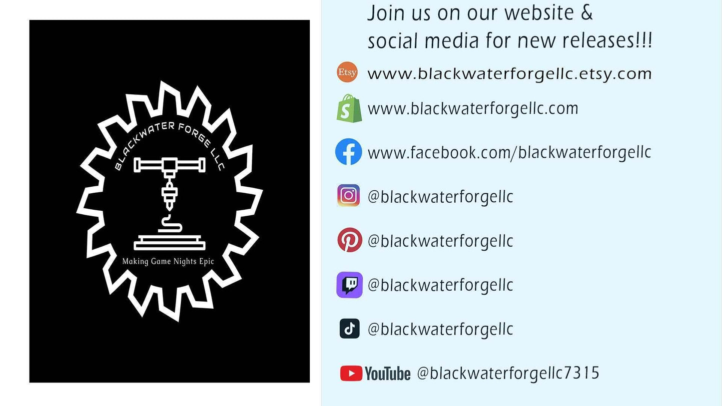 Blackwater Forge LLC Cyberpunk Dice Tower - Dive into Neon Nights & Futuristic Fights with Each Roll. - Black / Yes- Include Random Dice Set