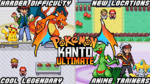 Pokemon Kanto Ultimate GBA ROM Hack Video Game Custom Gameboy Advance