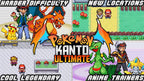 Pokemon Kanto Ultimate GBA ROM Hack Video Game Custom Gameboy Advance