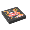 B3 Customs® Block Snakes Minifig Fireworks (2x2 Tile), 4th of July - 