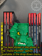 Swamp Creature Merman Monster 3D Printed Book Nook- Miniatures of Madness- It Came from Beneath the Sea!
