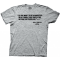 Boardwalk Empire Gangster In My Town Adult Heather Gray T-Shirt - S