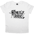 Emily ROX White Juniors T-Shirt - S