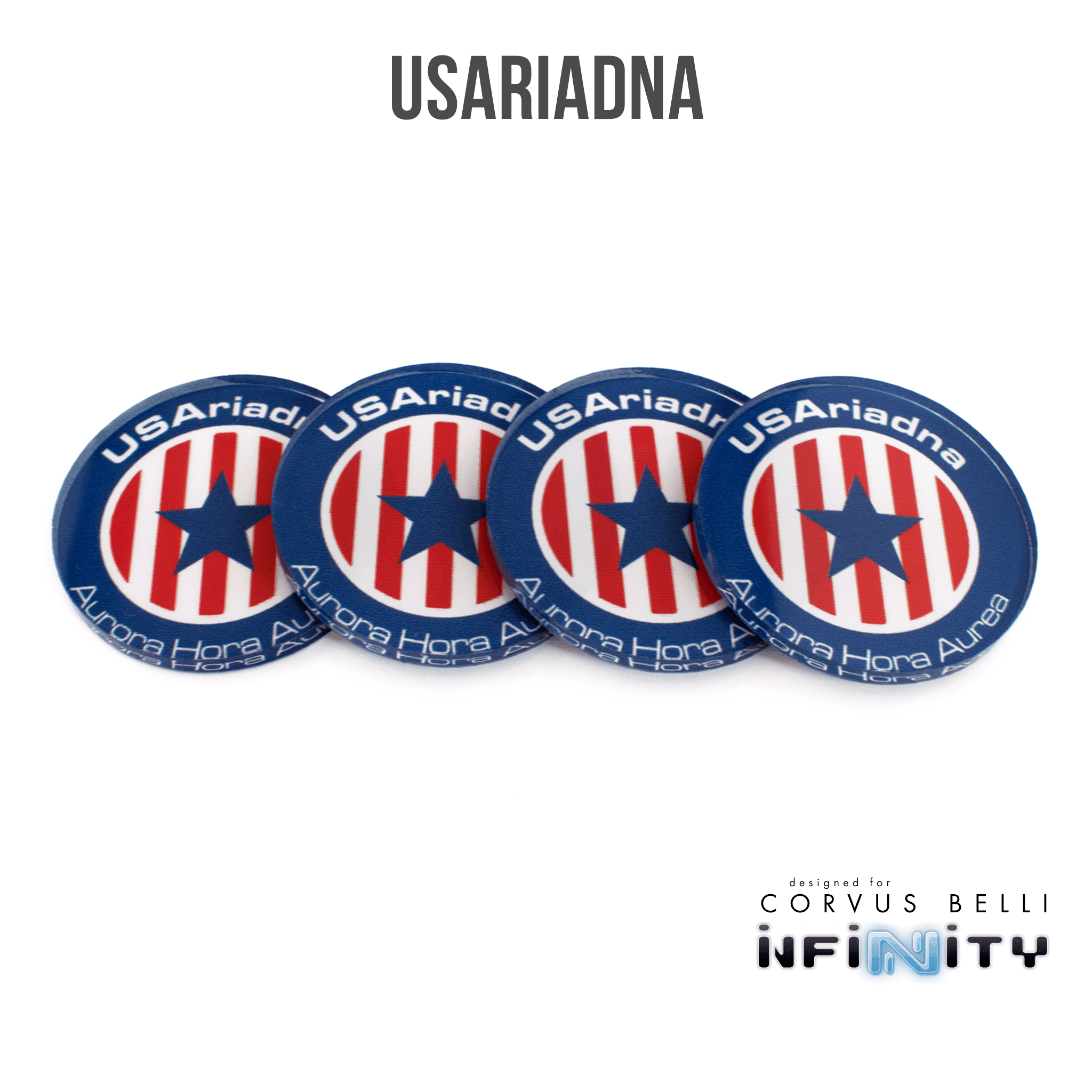 Infinity Faction Command Tokens - USAriadna