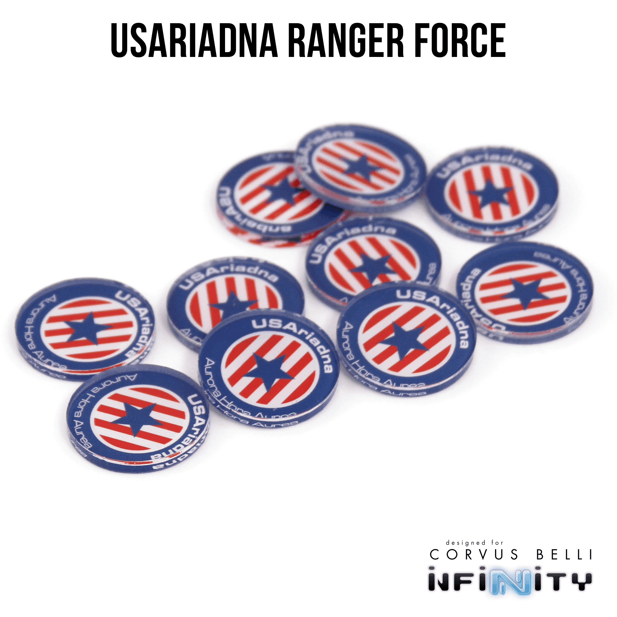 N4 Faction Markers - USAriadna / 25mm / Single