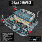 Xiguan Sidewalk - Corners - Color Printed