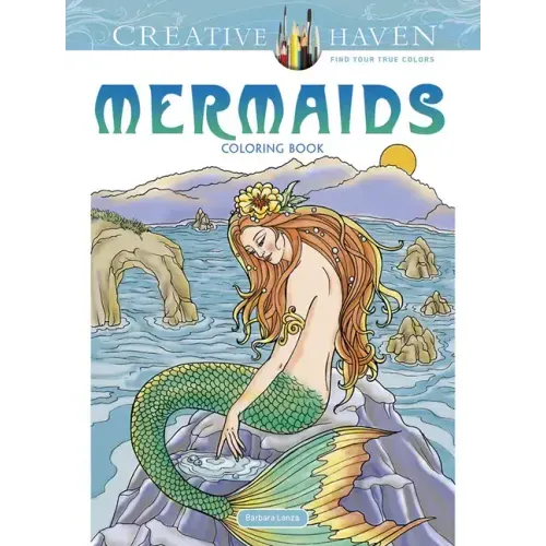 Creative Haven Mermaids Coloring Book