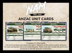 Flames of War: 'NAM - Australian and New Zealand Army Corps Unit Cards - 