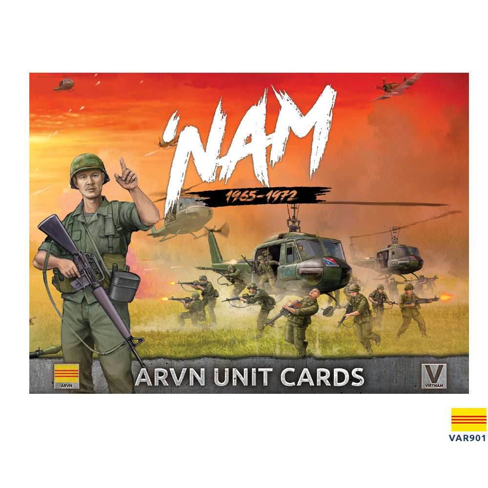 Flames of War: 'NAM - Army of the Republic of Vietnam Unit Cards - 