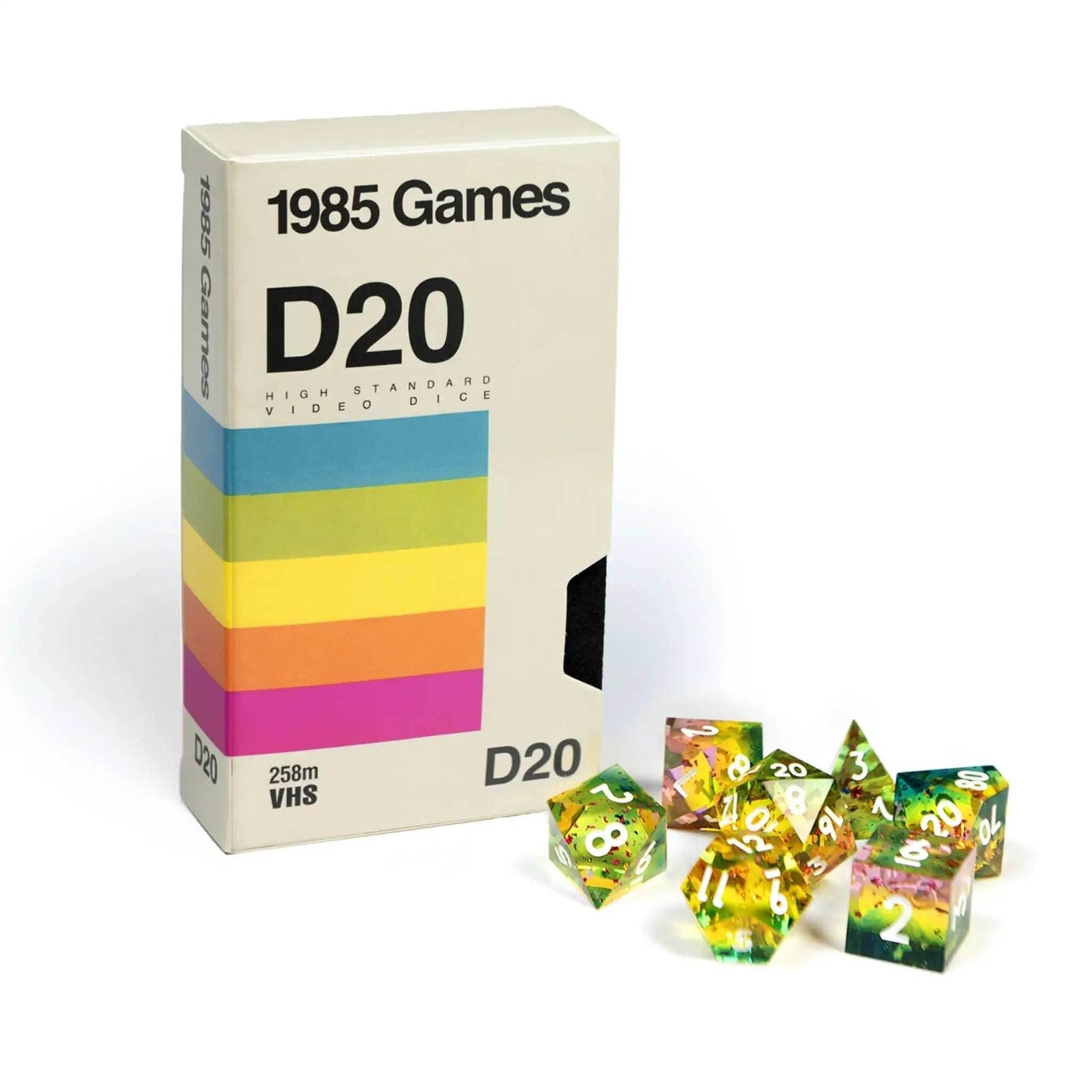 1985 Games Presents: Sharp Edge VHS Dice - Rainbow Bright
