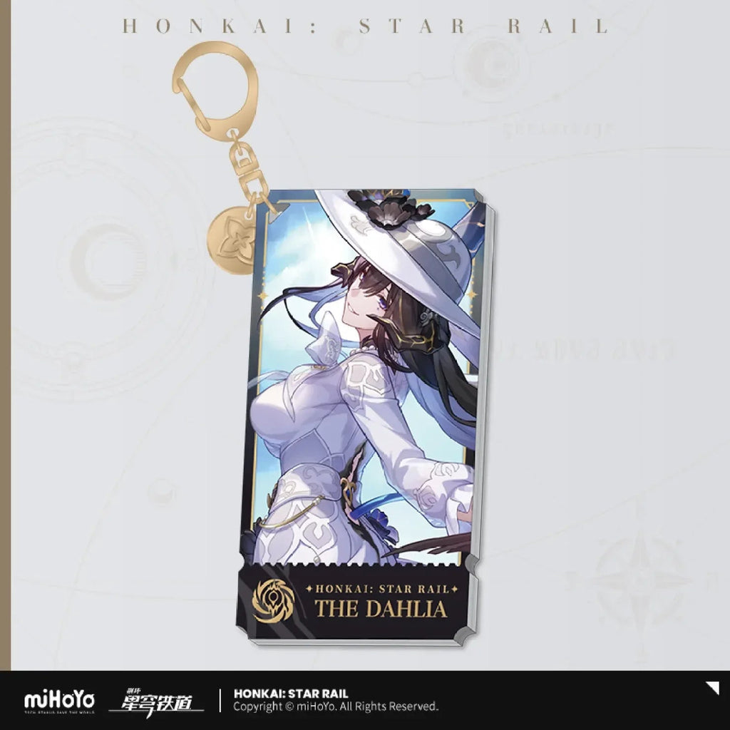 The Nihility Character Warp Artwork Acrylic Keychain Honkai: Star Rail