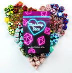 Sweetheart Mystery Dice – Love Themed Dice, Pin, and Sticker