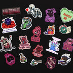 Sweetheart Mystery Dice 6 Pack – Love Themed Dice, Pins, and Stickers! No Duplicates!