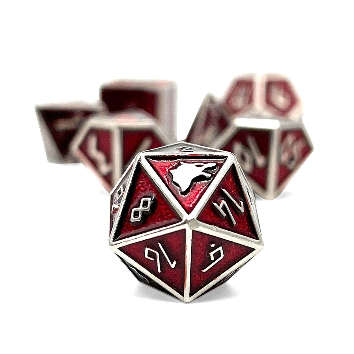 Vampire Blood - Norse Themed Metal Dice Set - 
