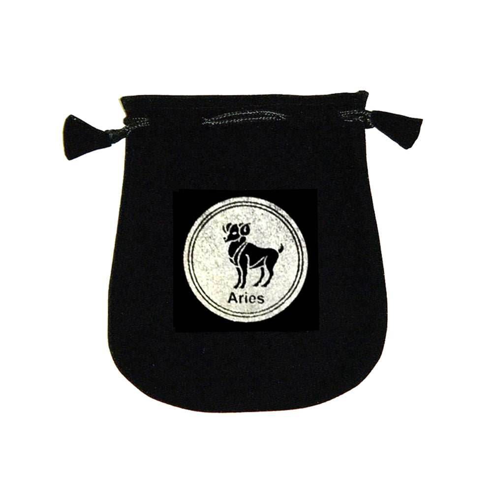 Velvet pouch - Aries - 