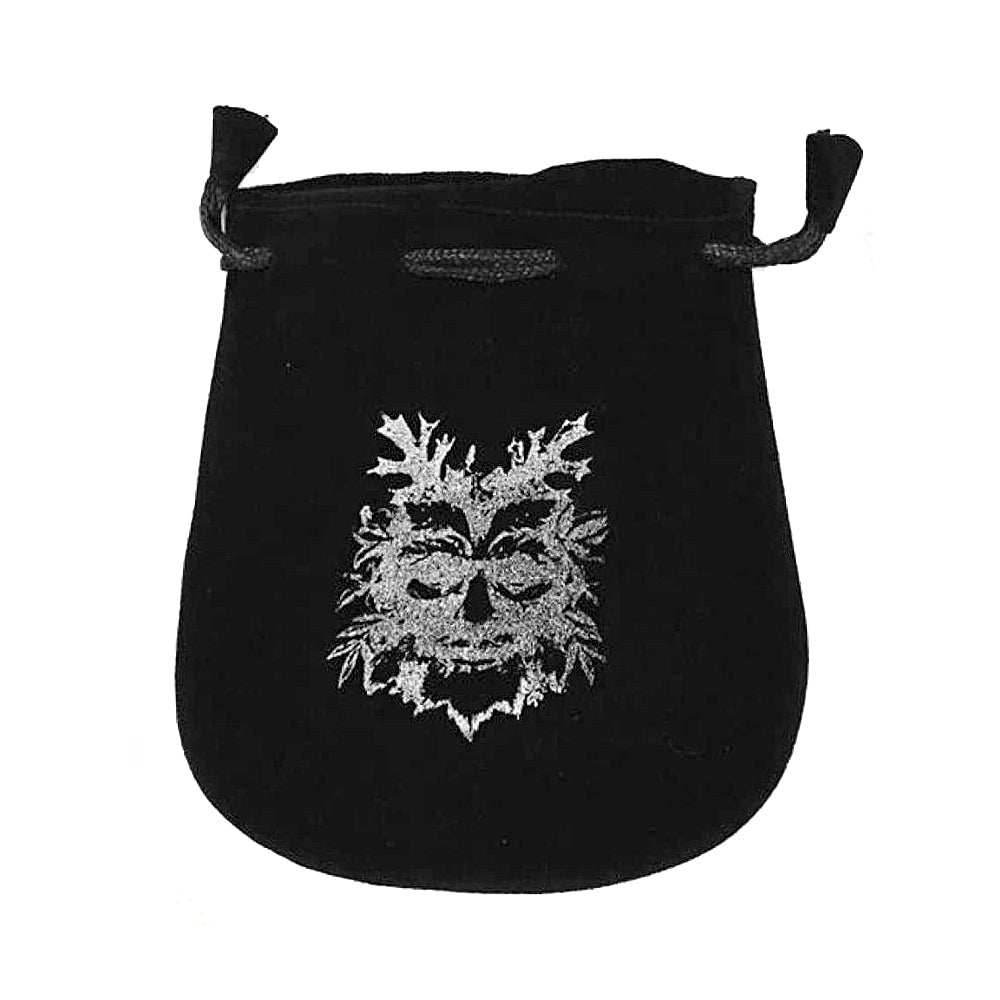 Velvet pouch - Green Man - 