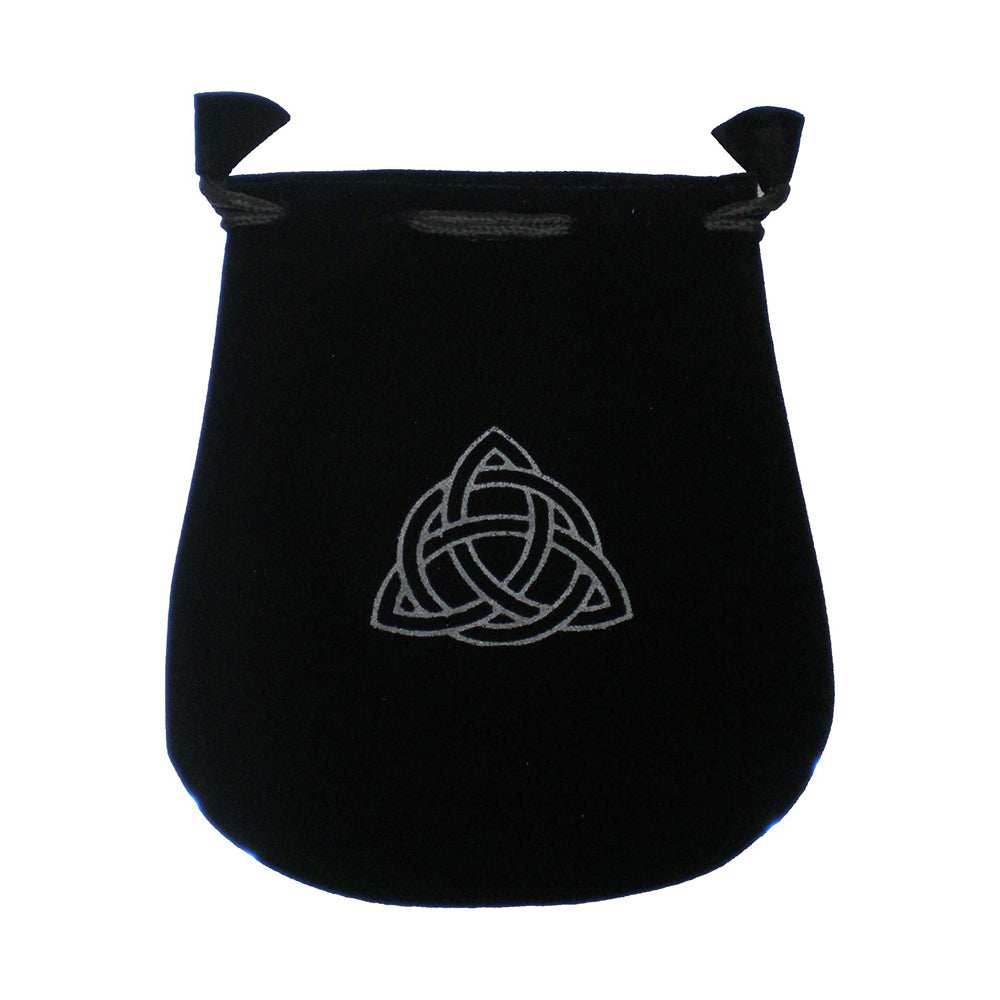 Velvet pouch - Triquetra - 