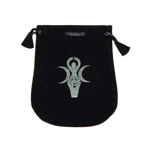 Velvet pouch - Goddess - 