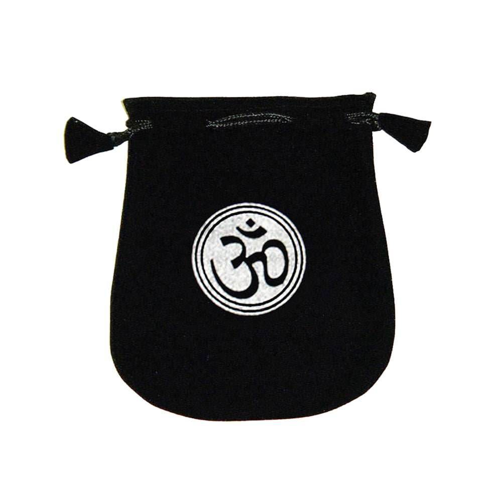 Velvet pouch - Om - 