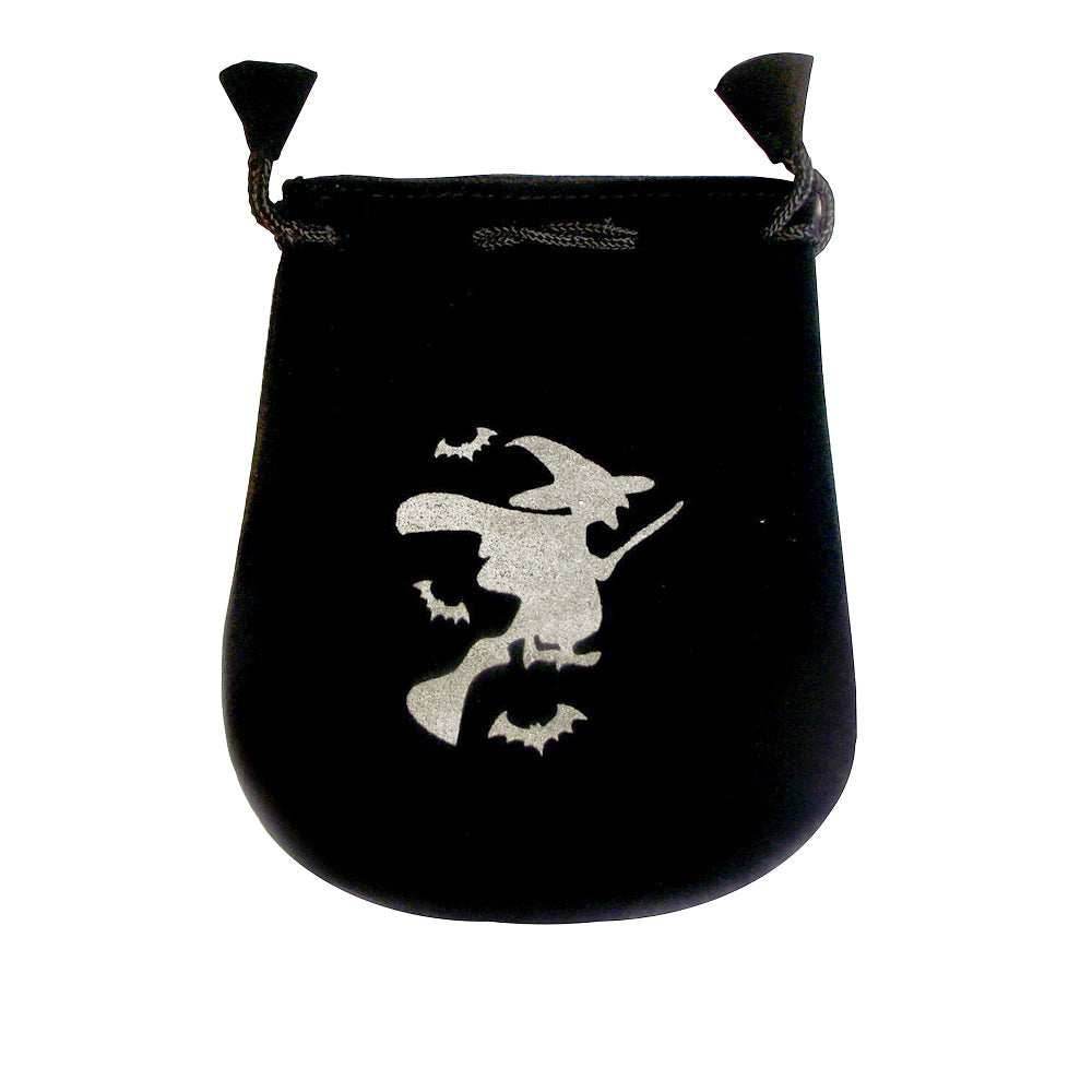 Velvet pouch - Witch - 