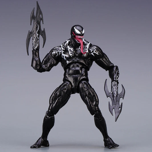 Venom Figure, Spiderman Marvel Moveable Joints Figurine, Kids Toys Gifts 7 in